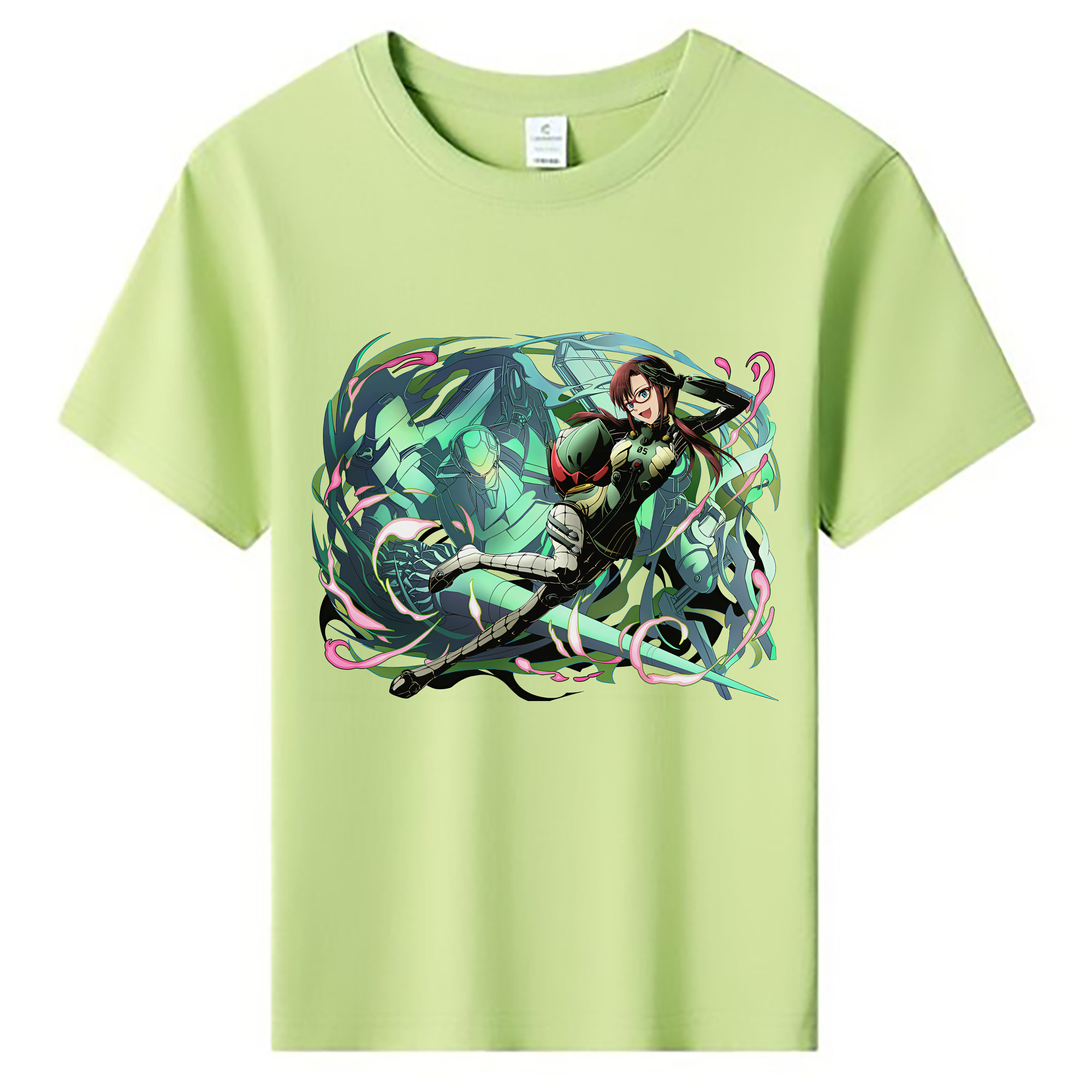（画像用） EVA 新世紀エヴァンゲリオン 綿100％キッズTシャツ（フロントプリント）